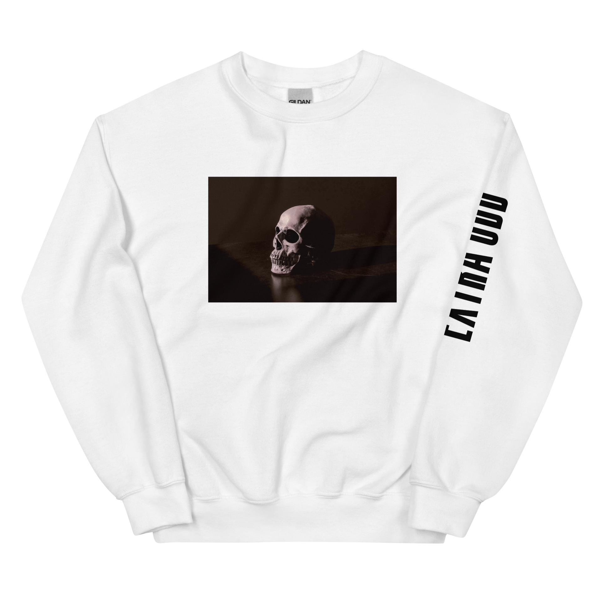 完売必須 大人気 XLARGE SKULL LADY CREWNECK SWEATSHIRT Super Skull Crewneck Sweatshirt - Black with Skull Design